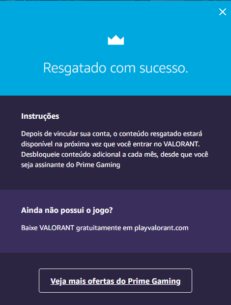 COMO RESGATAR ITEM EXCLUSIVO VALORANT NO PRIME GAMING JUNHO ♡ ♥