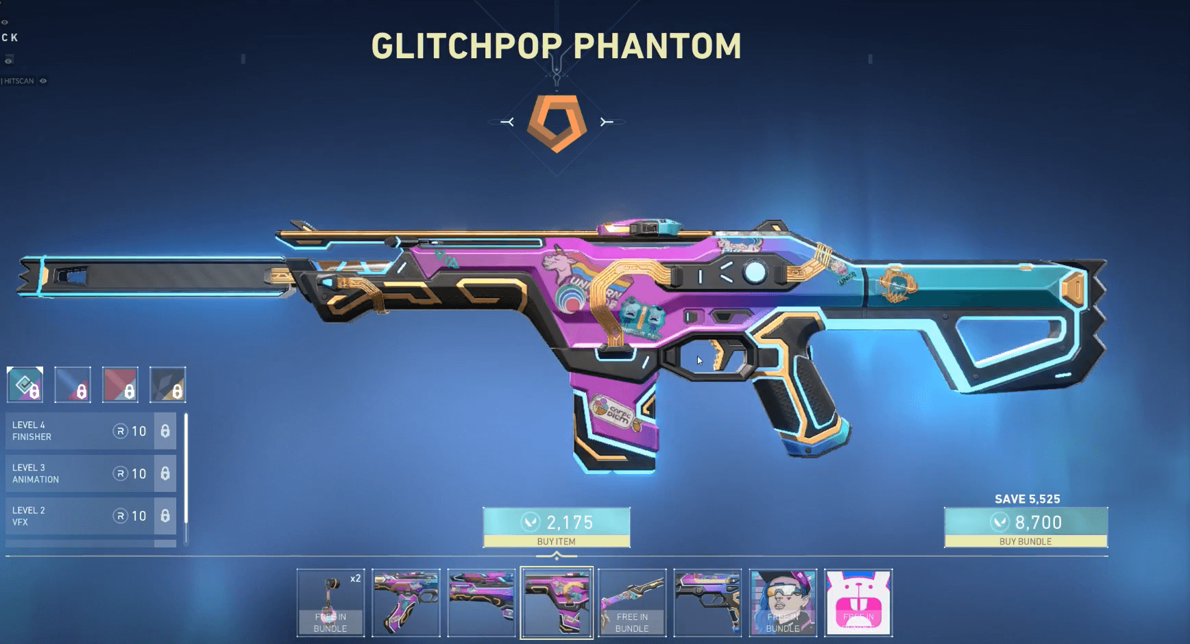 Novas skins Glitchpop de VALORANT reveladas para Vandal, Phantom, Op,  Classic e machado corpo a corpo - Dot Esports Brasil