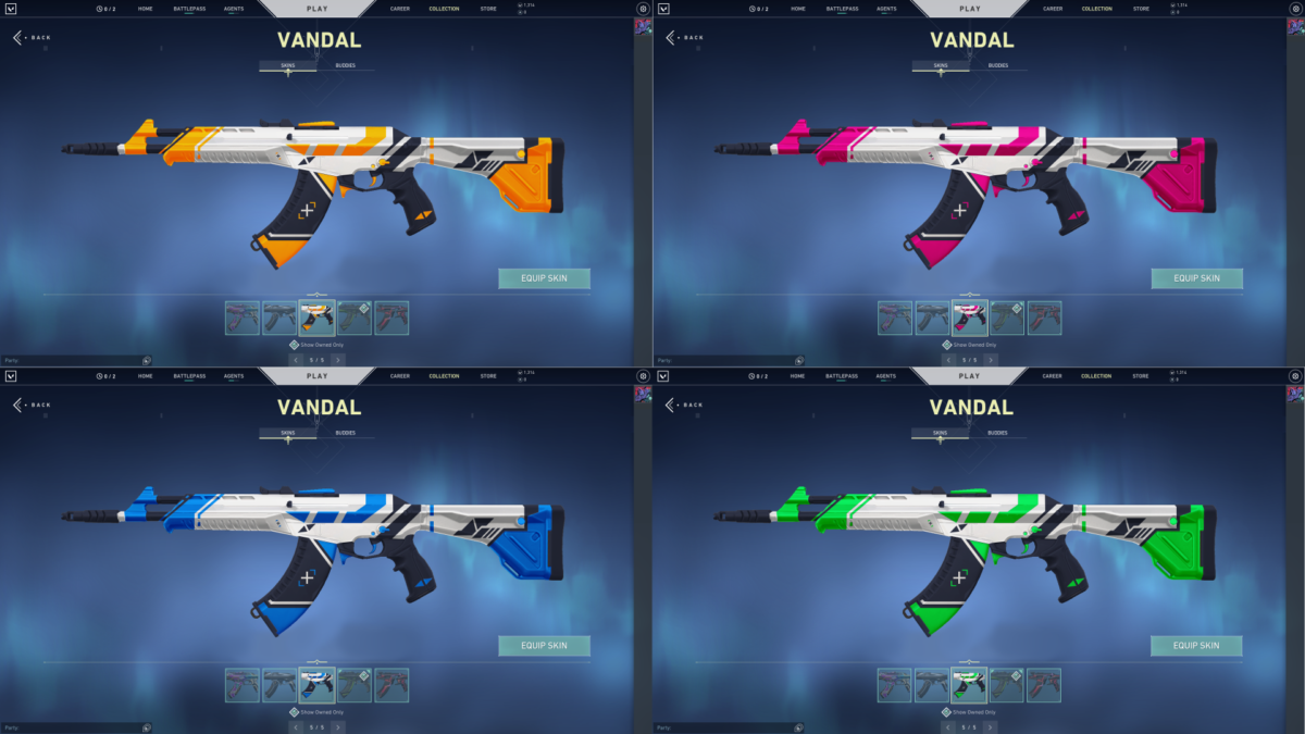 VALORANT: Nova coleção de skins chama atenção por similaridade com o CS -  Mais Esports